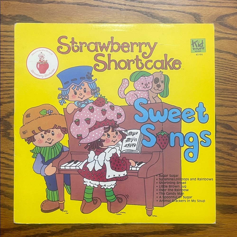 Strawberry Shortcake Sweet Songs Vinyl Record KS166 LP